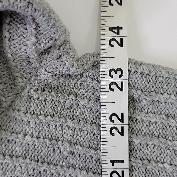 J Jill Gray Cowl Neck Sweater Dress SZ XL - Picture 7 of 11